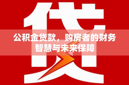 蓝田公积金贷款，购房者的财务智慧与未来保障