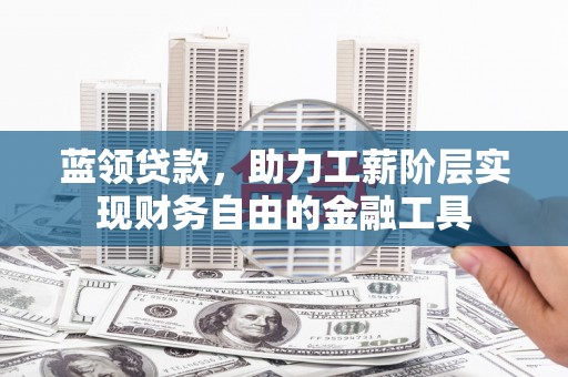 蓝田蓝领贷款，助力工薪阶层实现财务自由的金融工具
