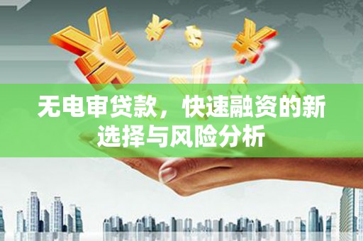 蓝田无电审贷款，快速融资的新选择与风险分析