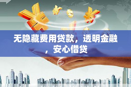 蓝田无隐藏费用贷款，透明金融，安心借贷