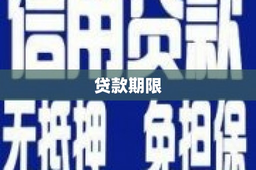 蓝田贷款期限