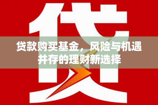 蓝田贷款购买基金，风险与机遇并存的理财新选择