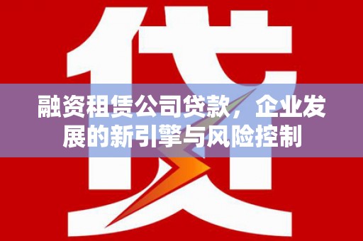 蓝田融资租赁公司贷款，企业发展的新引擎与风险控制