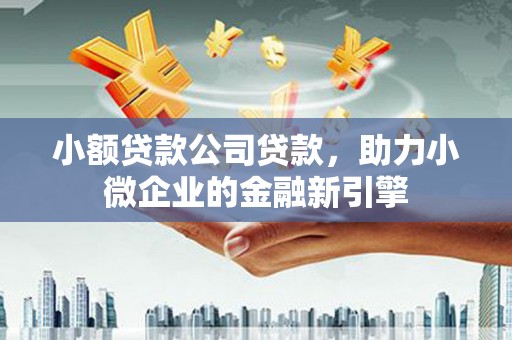蓝田小额贷款公司贷款，助力小微企业的金融新引擎